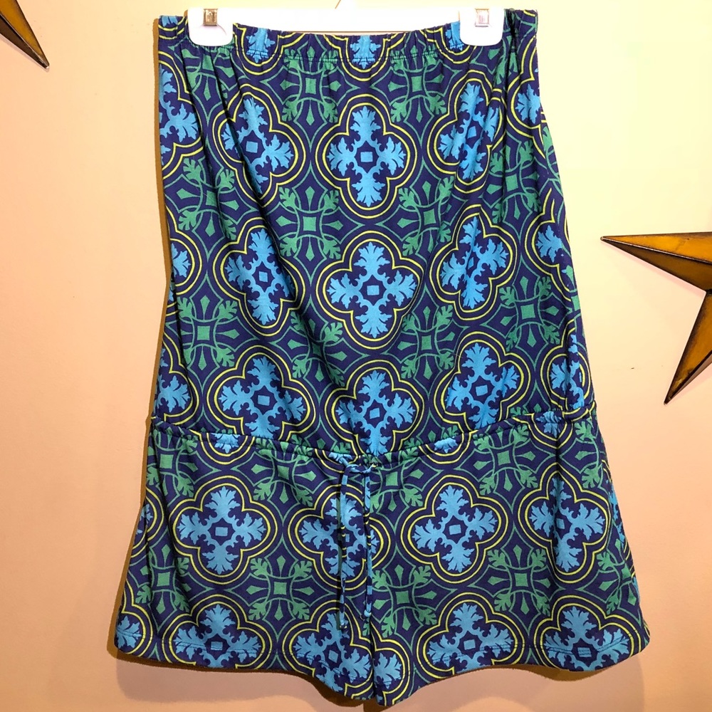 strapless romper
